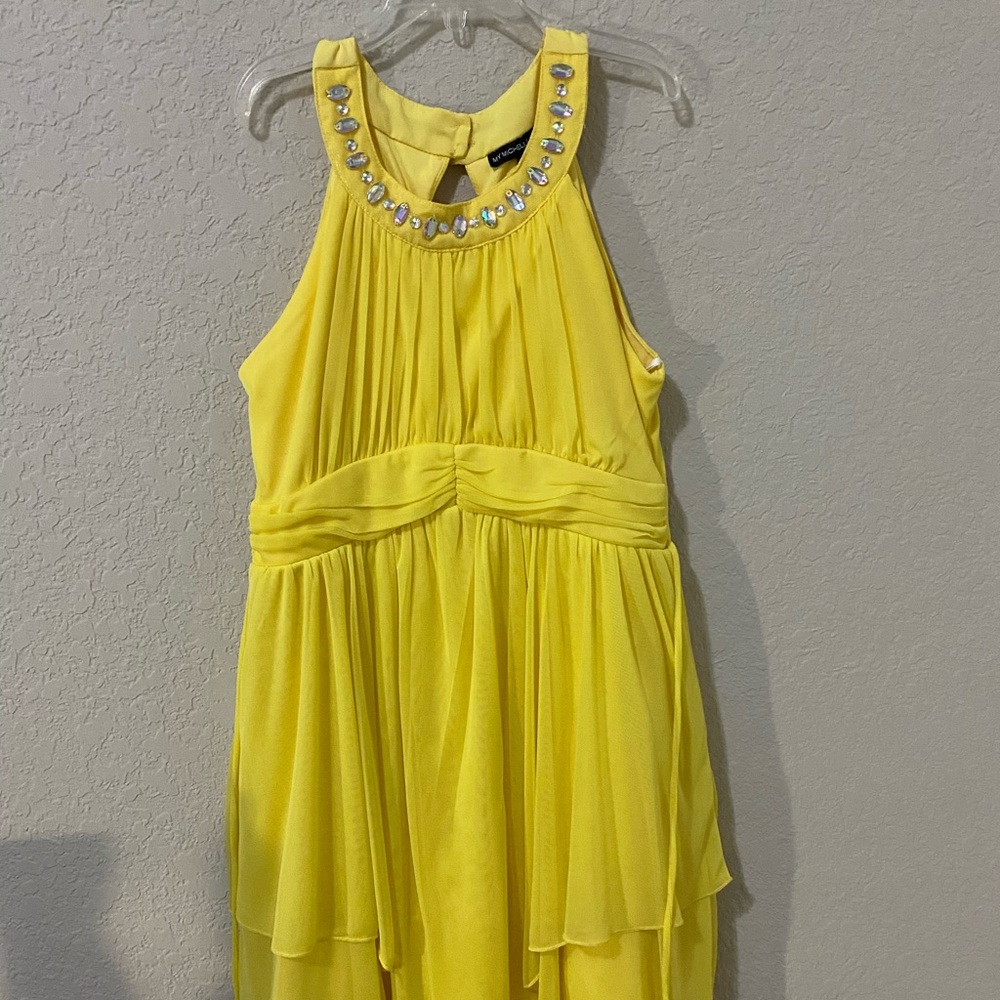 yellow kids dress